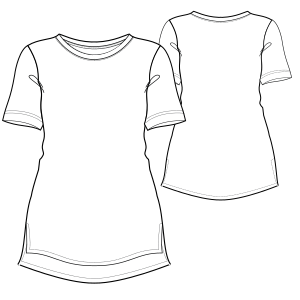 Fashion sewing patterns for T-Shirt 2997